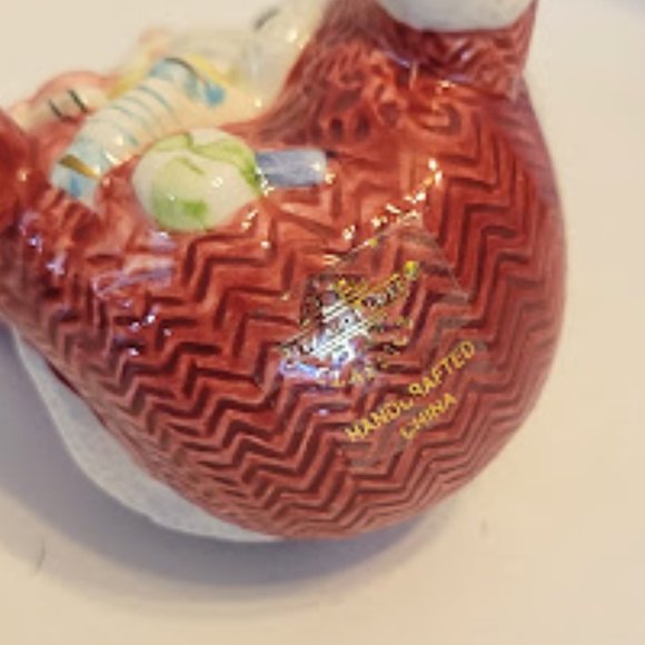 2002 FITZ AND FLOYD VINTGE SANTA ORNAMENT - Picture 3 of 3